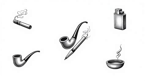 30 Inspiring Old School Smoking Tattoos Perfect For Your First Tattoo