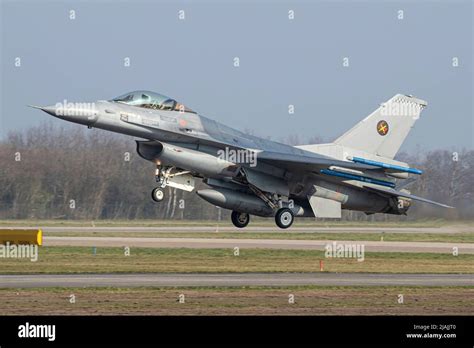 A F 16 Fighting Falcon Fighter Jet Of The Royal Netherlands Air Force