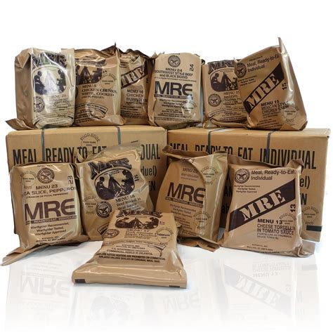 Bulk Mre Meals 12 Mre Meals Ready To Eat Military Surplus Food Packs 2027 Inspection 1250 Calories Each With Heaters Emergency Food Supply