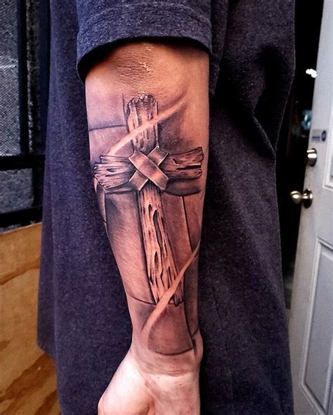 Cross Tattoos On Forearm Designs