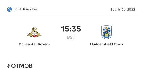 Doncaster Rovers Vs Huddersfield Town Live Score Predicted Lineups