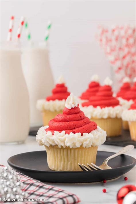 Easy Santa Hat Cupcakes Fun Christmas Cupcake