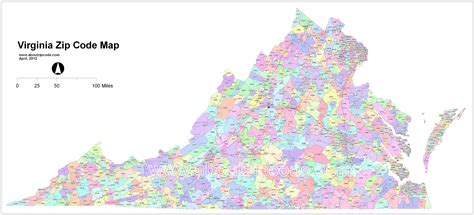 Editable Virginia Map With Counties Zip Codes Illustrator Pdf Digital Vector Maps