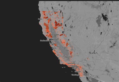 Fire Map Track California Wildfires 2025 Calmatters