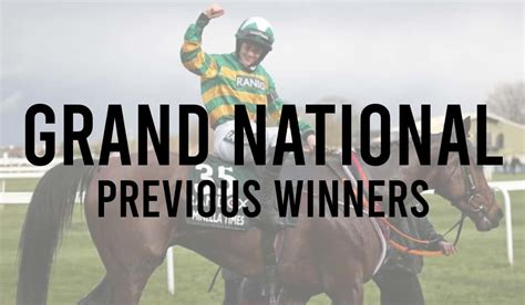 Grand National Winners Full List Info