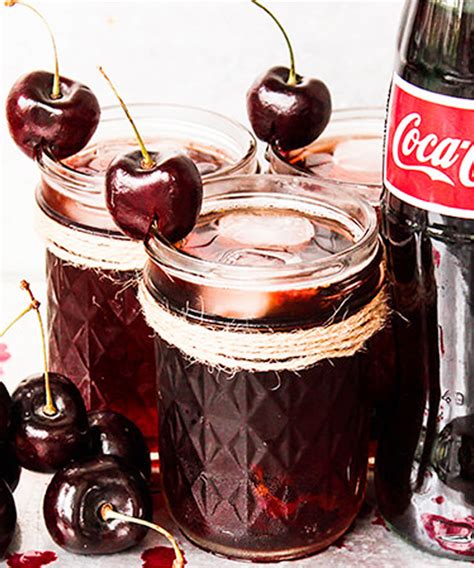 Homemade Fresh Bourbon Cherry Coke