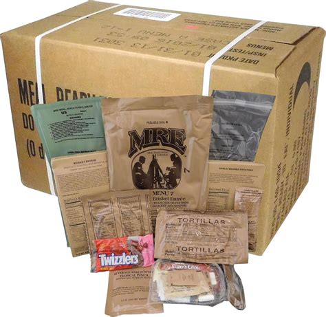 Military Mre Mre Meals Ready To Eat Bulk Cases A B Bundle 2025 2026 Inspection Us Military Surplus Ready To Eat Meals With Heater