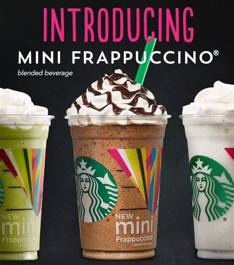 New Starbucks Frappuccino Size The Mini Frappuccino Starbucks Secret Menu