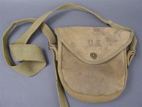 Original Us Wwii Thompson Drum Magazine Pouch
