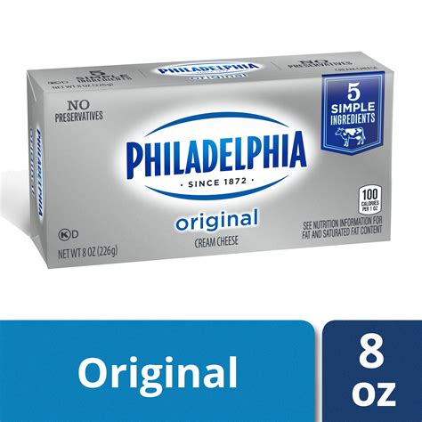 Philadelphia Original Cream Cheese 8 Oz 4 Pk My Kosher Cart