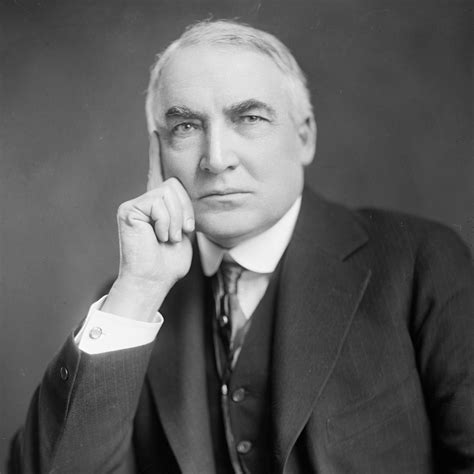 Portrait Of Warren Harding 1865 1923 29Th President Of The United States Of America Art Print
