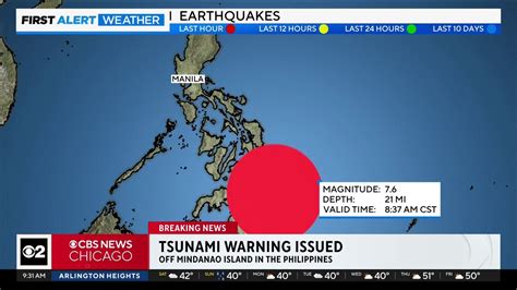 Taiwan Shaken By Earthquake Philippines And Japan Issue Tsunami Warning