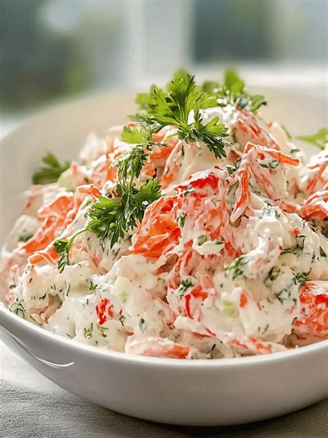 The Best Imitation Crab Seafood Salad About A Mom
